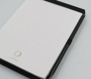 Notepads with pencil